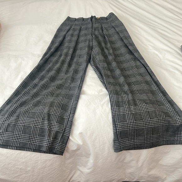 Anthropologie Maeve Plaid Pleated Pants sz 4 - Picture 6 of 9
